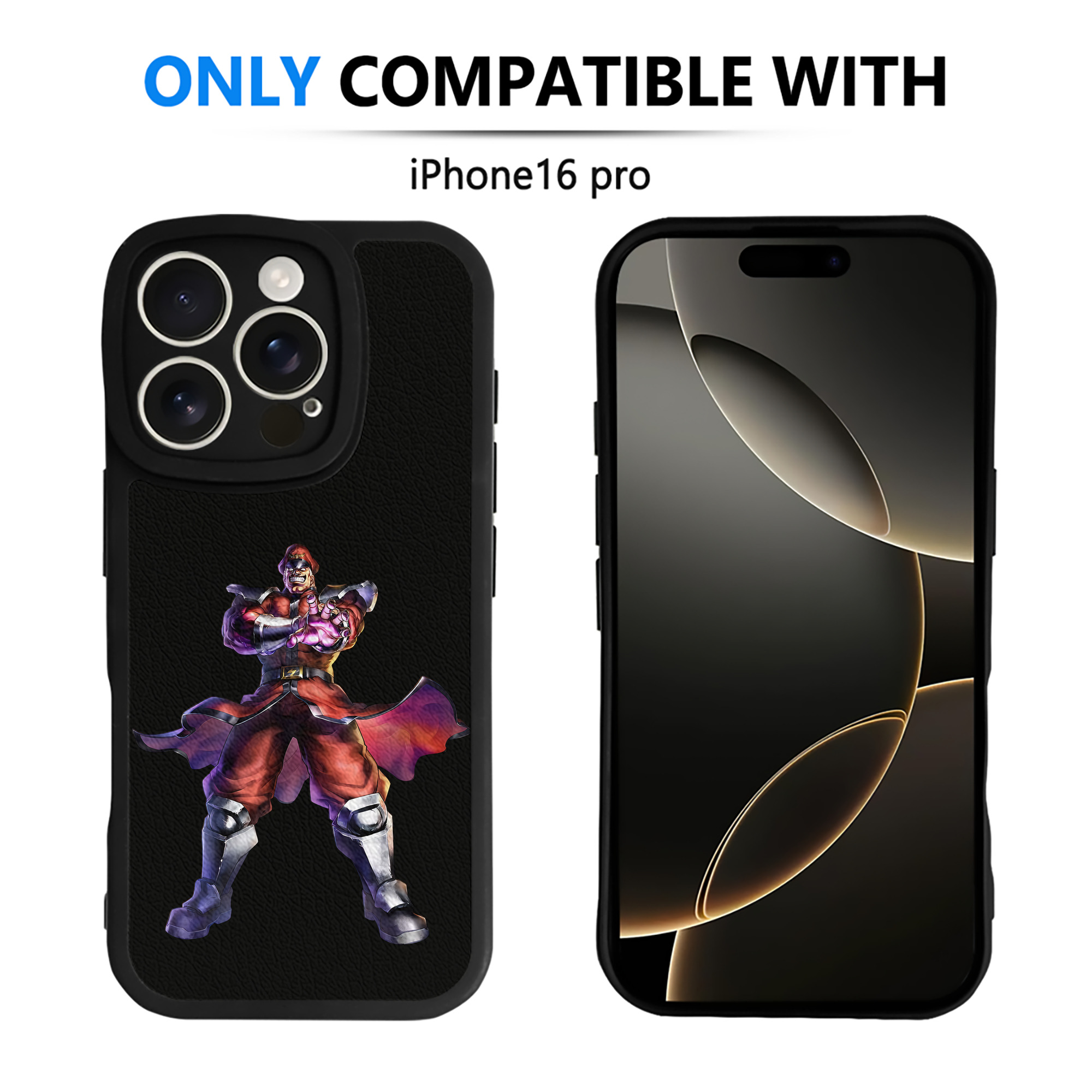 （画像用） 北斗の拳 Fist of the North Star 【iPhone 16シリーズ対応】シリコンスマホケース（レザー調） 材質：シリコン